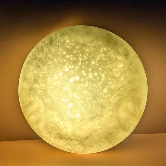 wall light inspired by moon